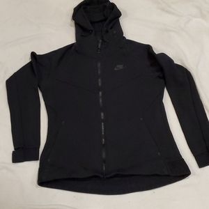 Zip up hooded thermal sweathshirt